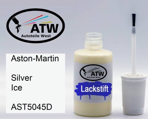 Aston-Martin, Silver Ice, AST5045D: 20ml Lackstift, von ATW Autoteile West.